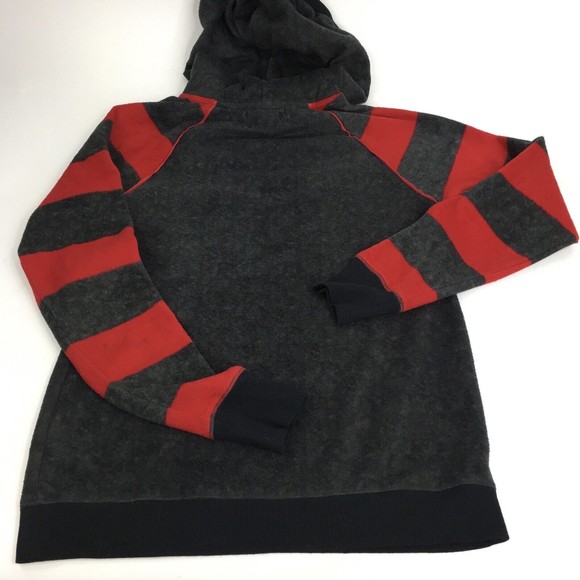 Disney Luxe Collection Sz S Black Red Minnie Mouse Hoodie Pullover Sweater - Picture 5 of 12